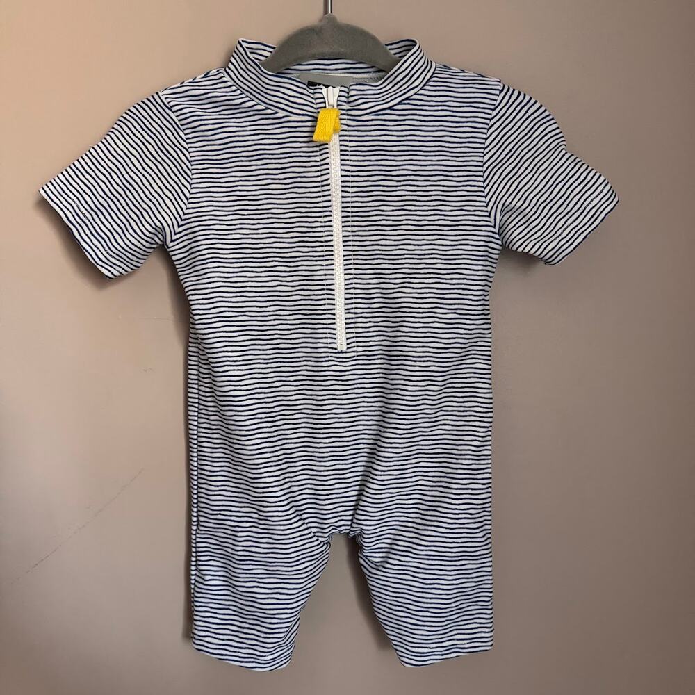 Toobydoo Striped Evie Sun Suit 3-6 Months One Piece UV Protection Bathing Suit